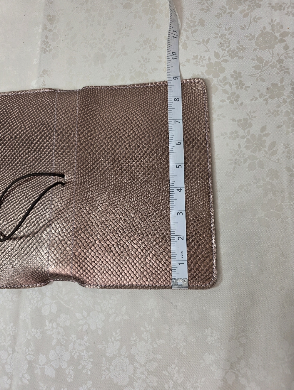 Planner Perfect Leather Traveler's Notebook Cover - Metallic Bronze Snakeskin Em - Picture 6 of 11